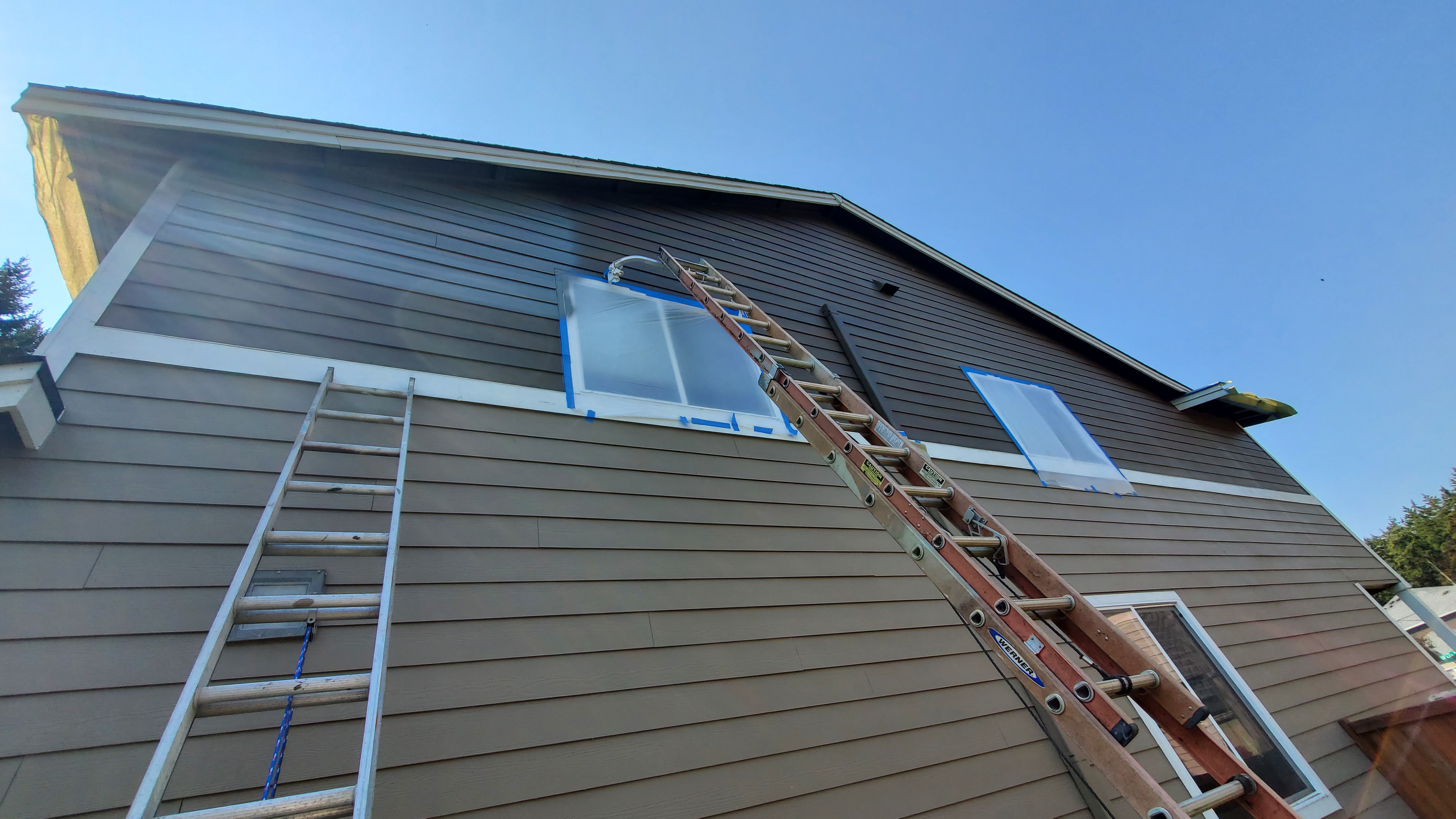 Before painting - Exterior Detail Work · Pierce County