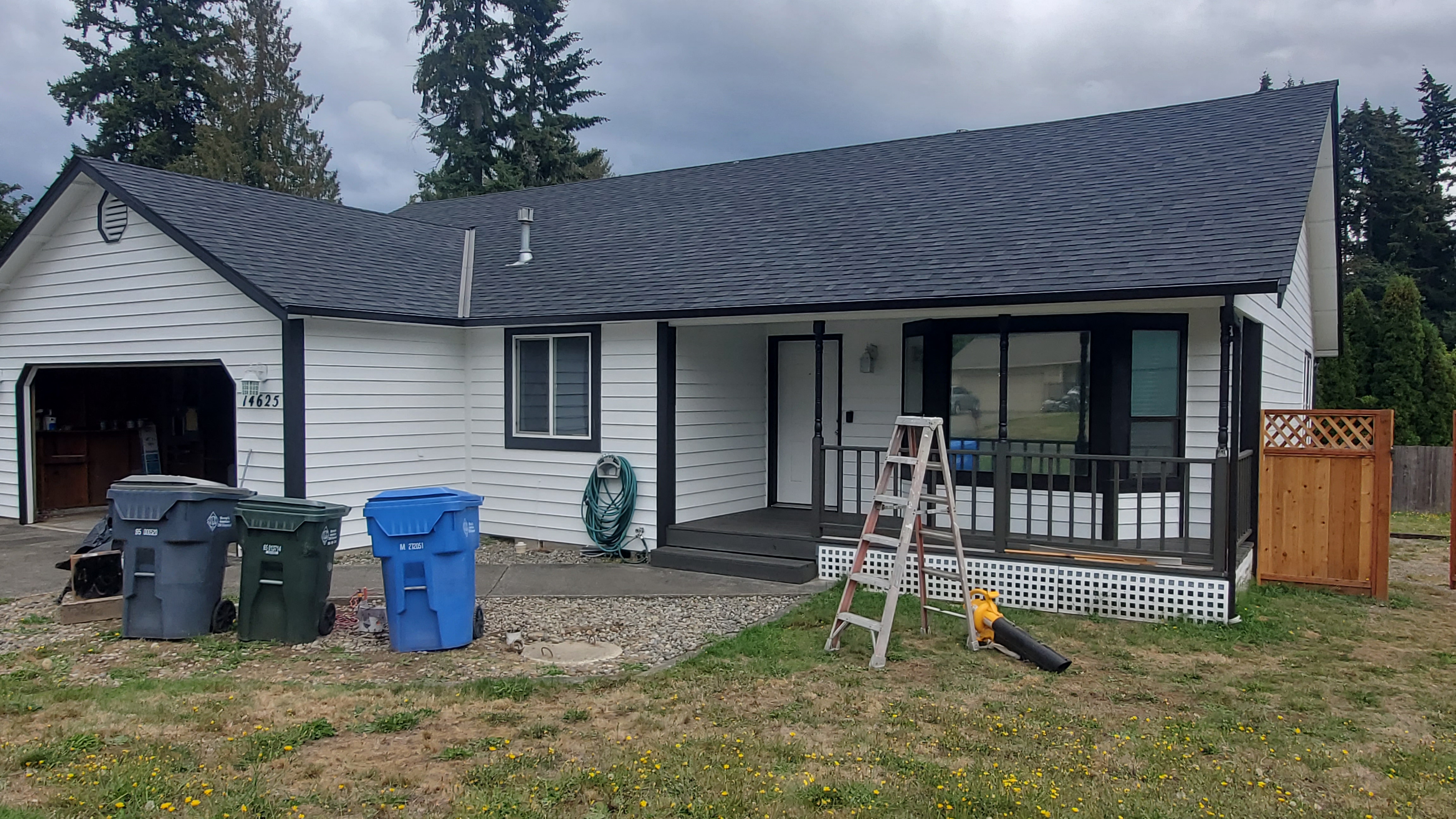 After painting - Exterior · White Finish