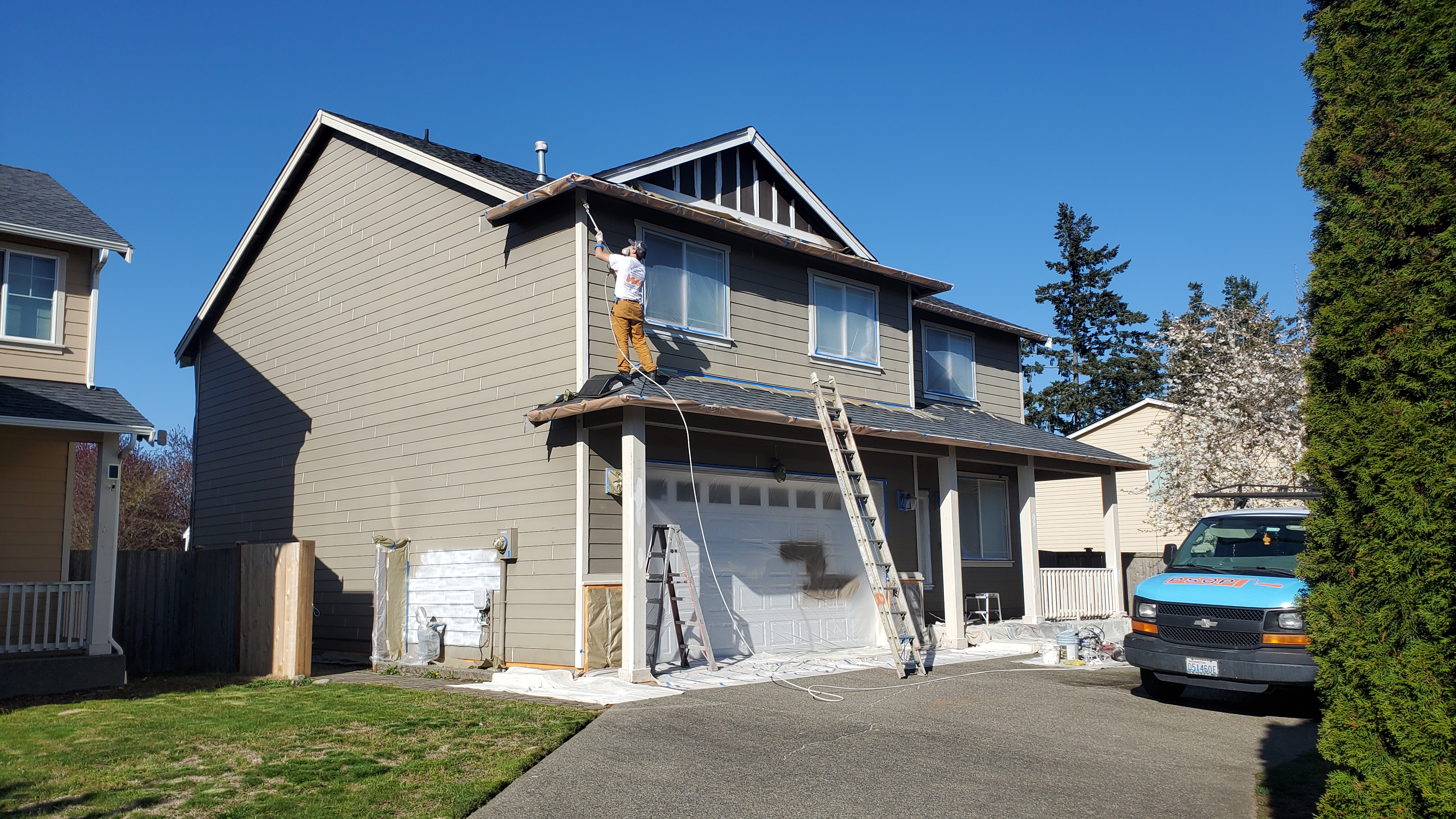 Before painting - Full Exterior Repaint · Pierce County
